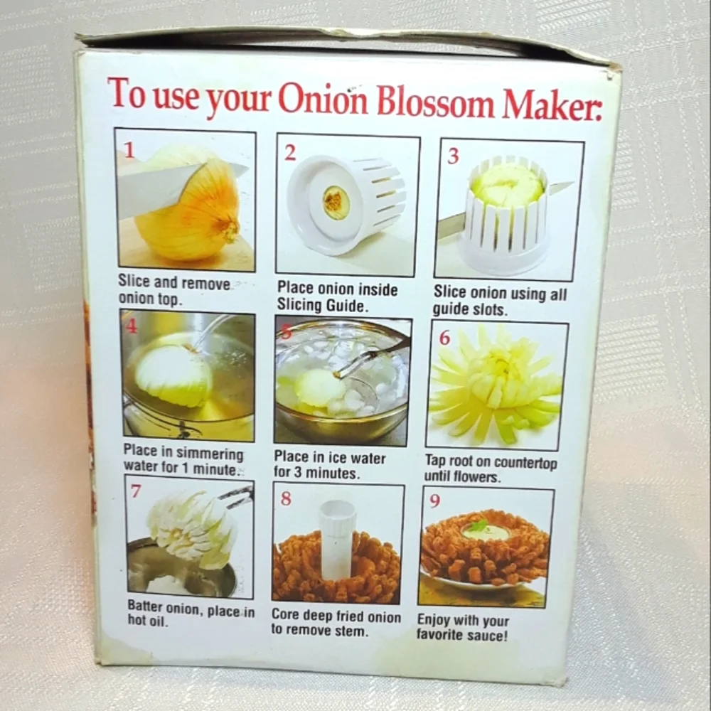 Home Norpro Onion Blossum Maker Recipes  Instructions Cook Kitchen Cooking Tools